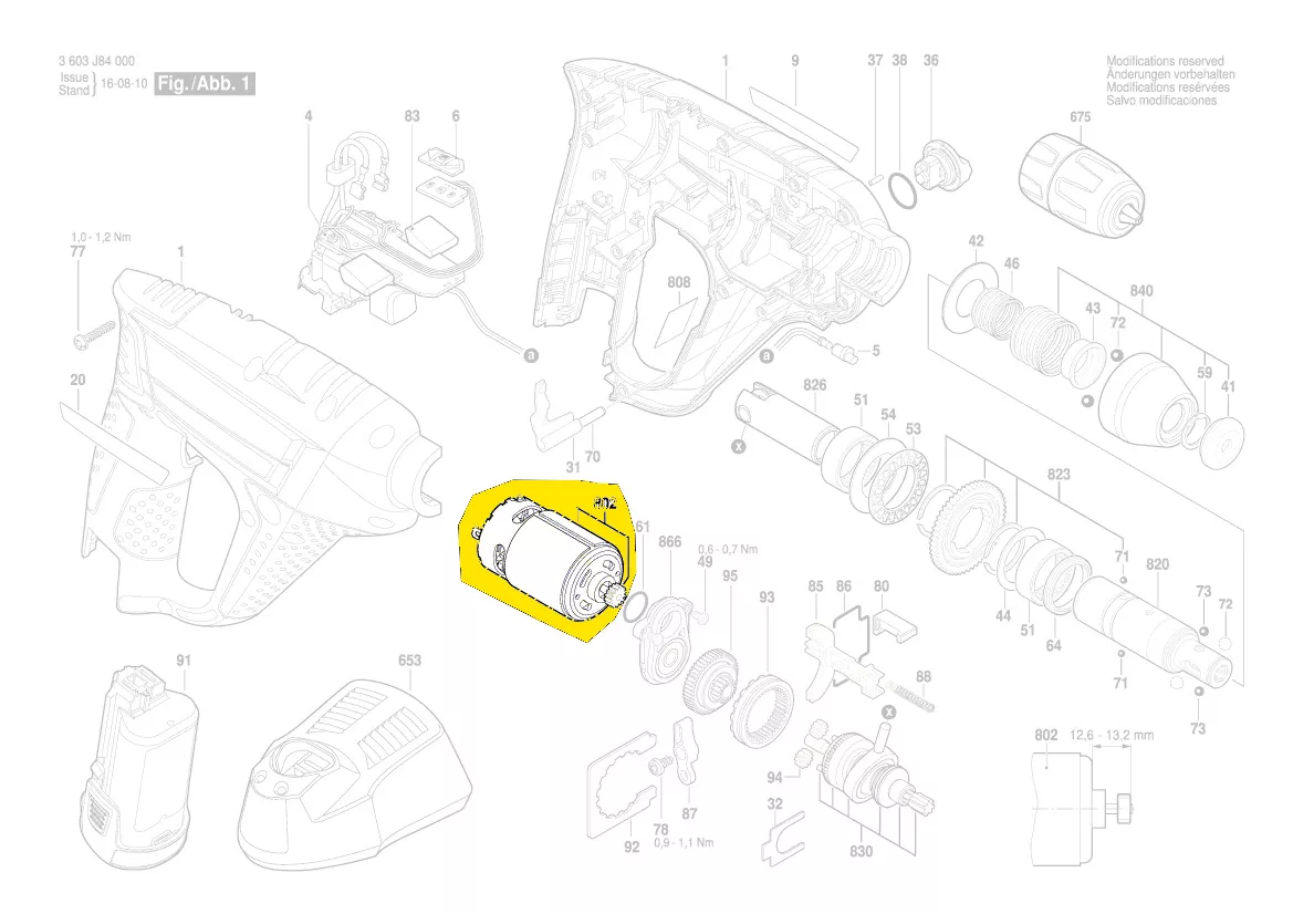 Moteur réf. 2 609 006 679 BOSCH